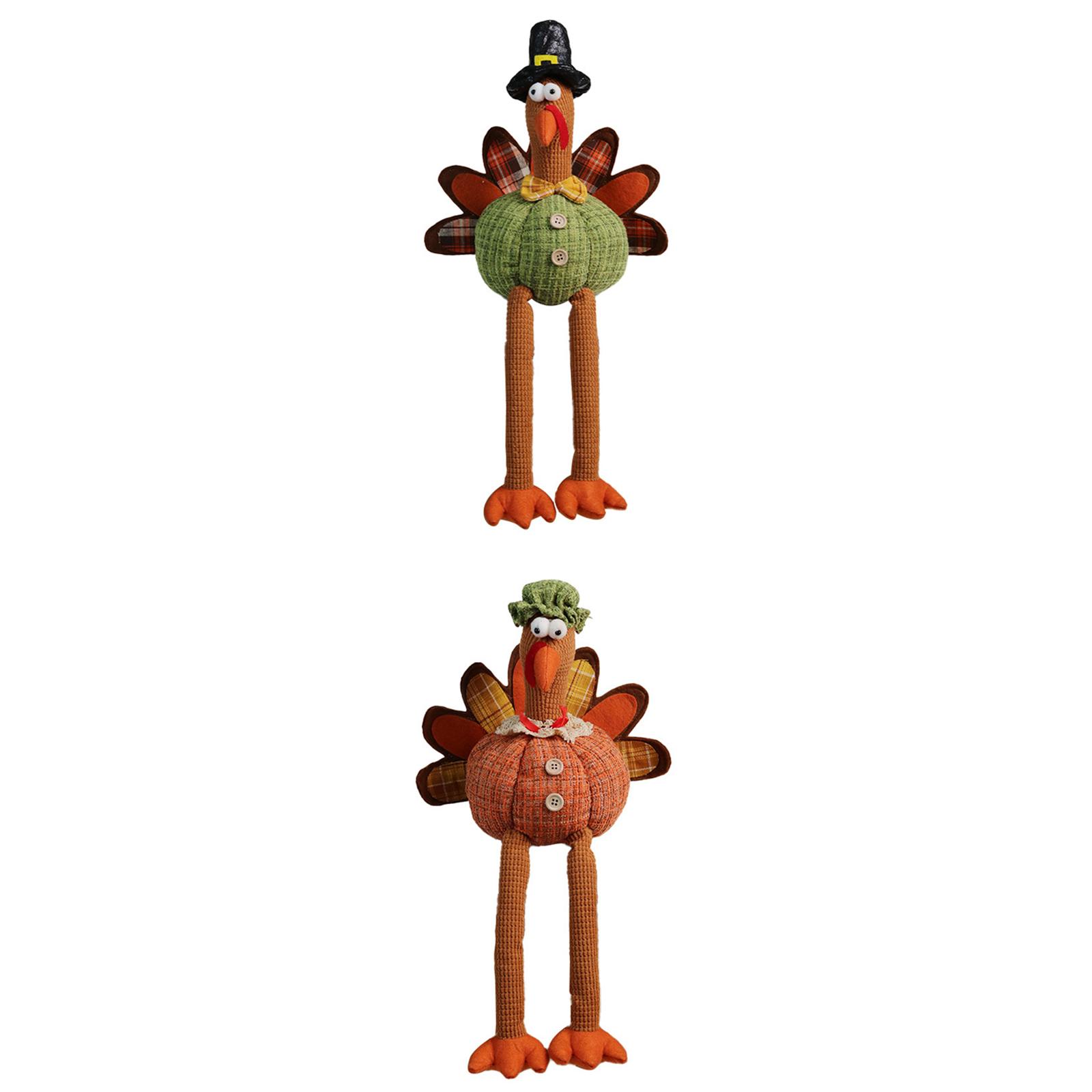 Home Textiles Turkey - Thanksgiving Turkey Decoration Dangling Figurine Fall