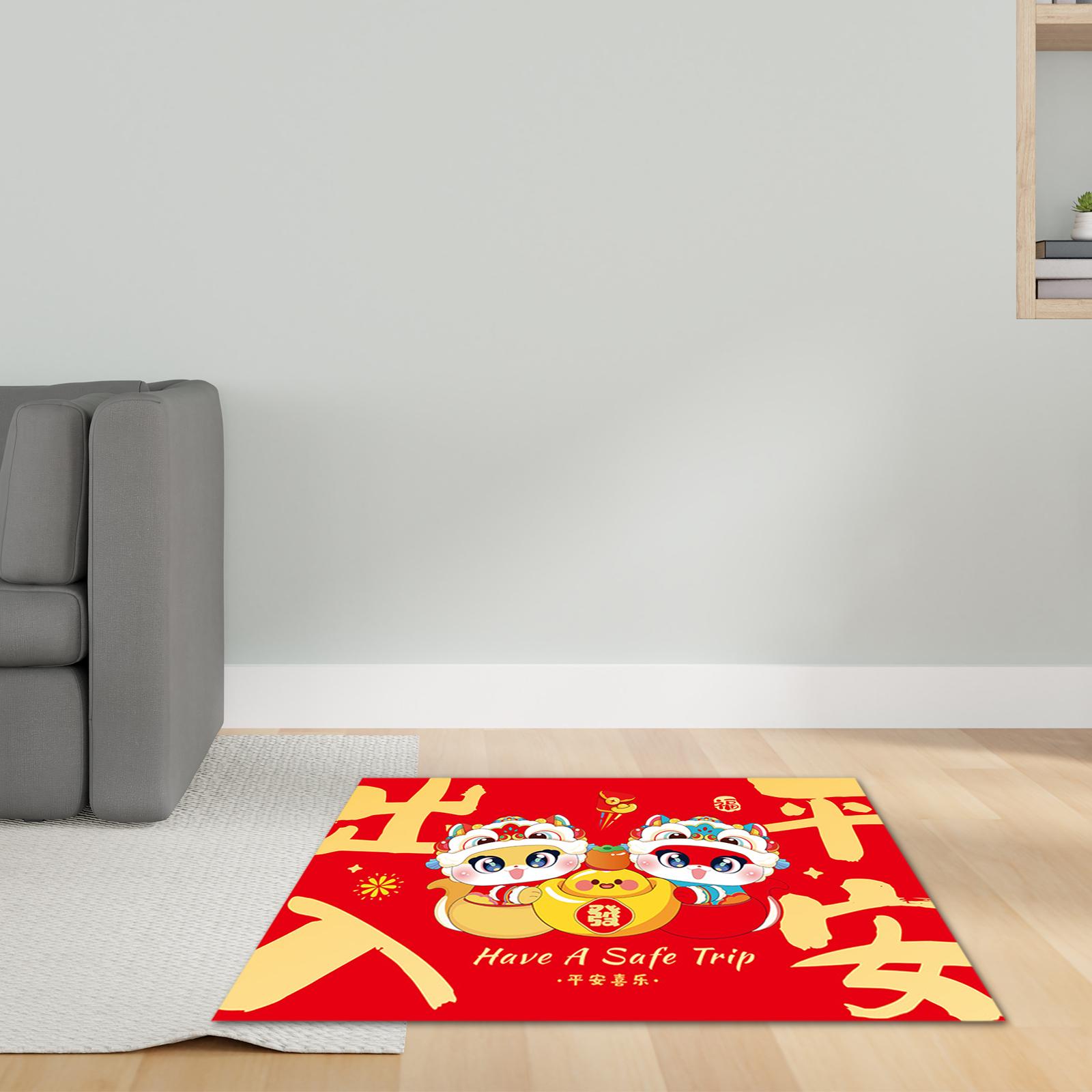 Chinese New Year Floor Mat Wel - Home Textiles Rug 评论和价格