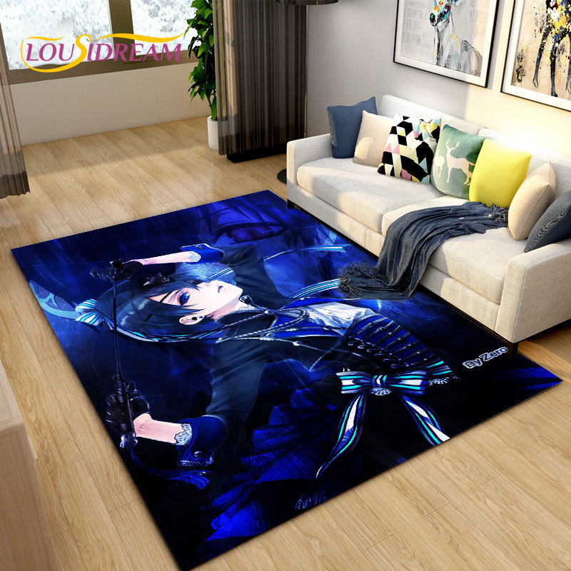 Black Butler  Anime Cartoon Ar - Home Textiles Rug 评论和价格
