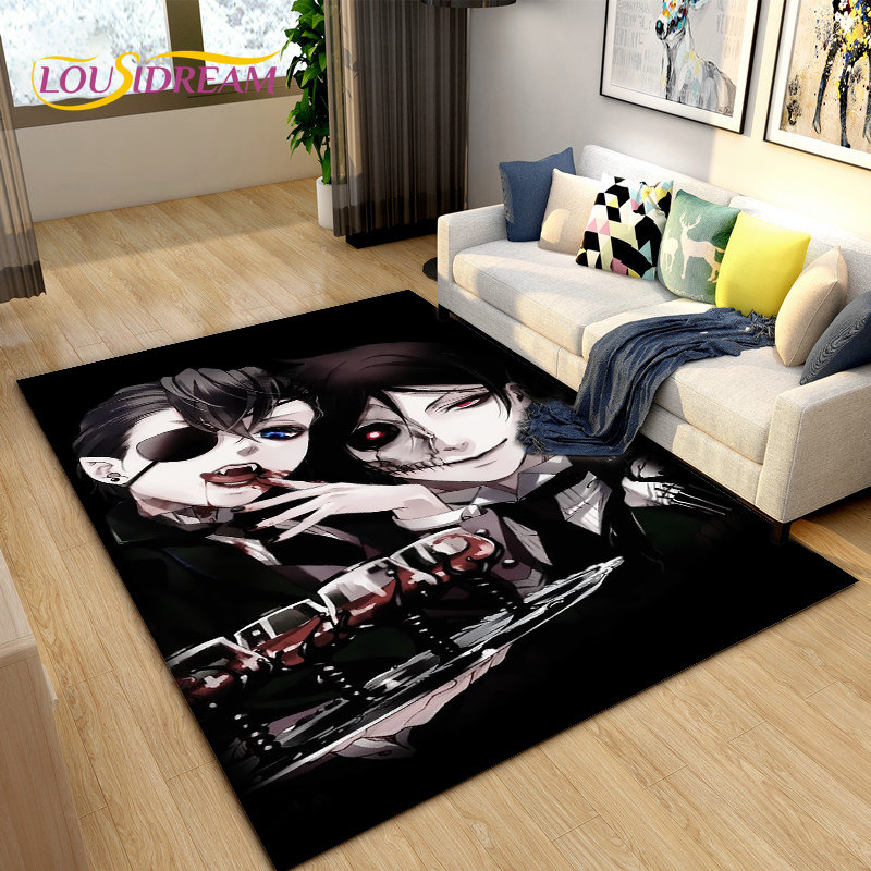 Black Butler  Anime Cartoon Ar - Home Textiles Rug 评论和价格