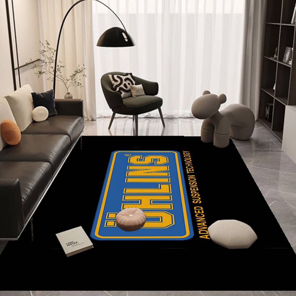 Ohlins LOGO Floor Mat Retro Mu - Home Textiles Logo 评论和价格