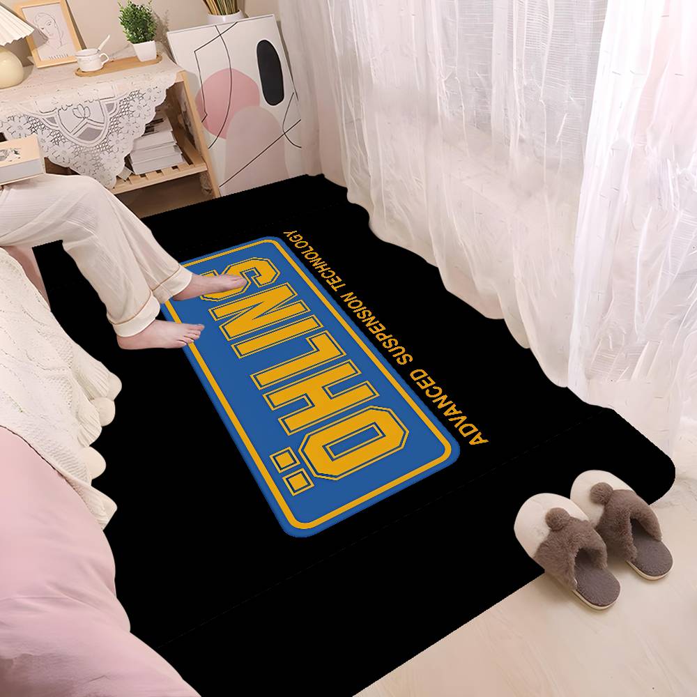 Ohlins LOGO Floor Mat Retro Mu - Home Textiles Logo 评论和价格