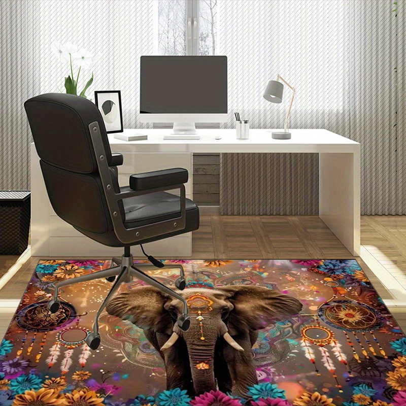 Elephant Mandala Rug: Ethnic F - Home Textiles Rug 评论和价格