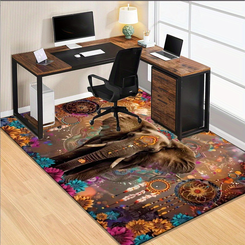 Elephant Mandala Rug: Ethnic F - Home Textiles Rug 评论和价格