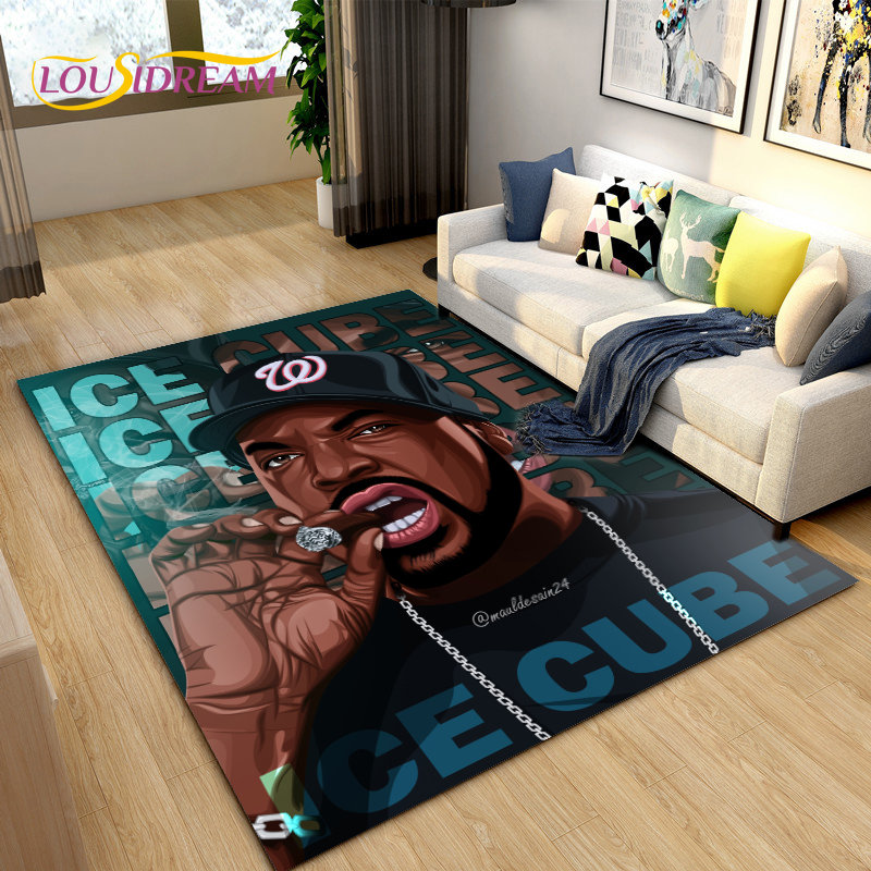 Hip Hop Art Rapper Legend Star - Home Textiles Rug 评论和价格