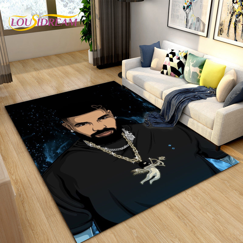 Hip Hop Art Rapper Legend Star - Home Textiles Rug 评论和价格