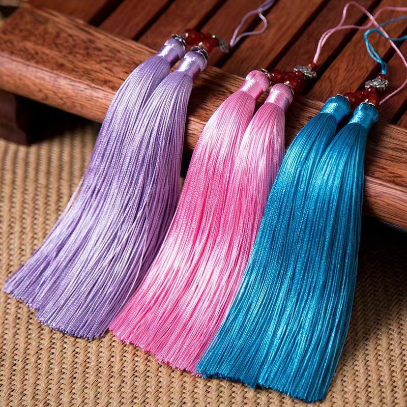 1/2Pcs 15cm Double Tassel Brus - Home Textiles Suppliers 评论和价格