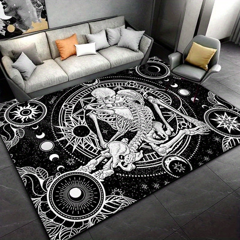 Elegant Skeleton Dance Rug - G - Home Textiles Rug 评论和价格