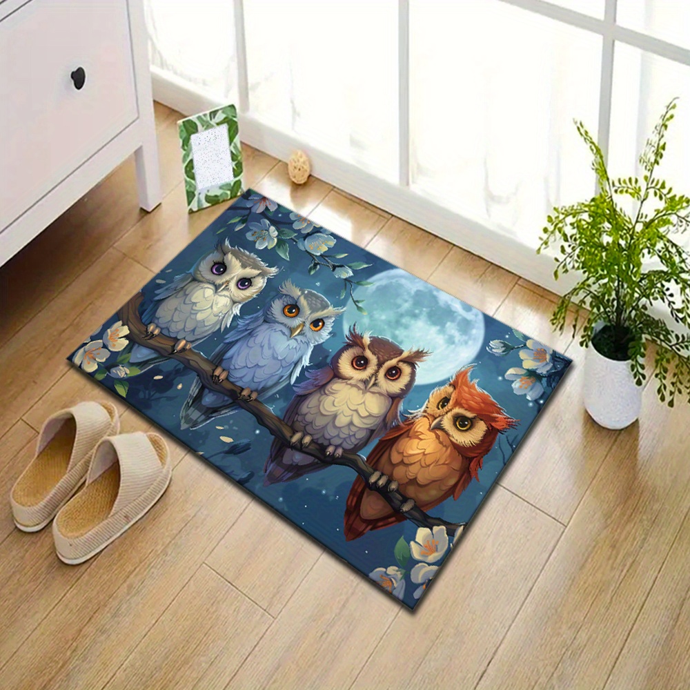 Moonlight Owls Carpet: Comfort - Home Textiles Rug 评论和价格
